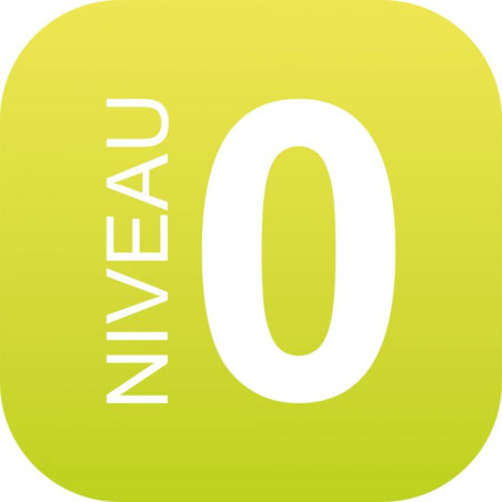 Plaque signalétique - Picto Niveau 0 - Plexiglas® - 120 x 120 mm