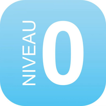 Plaque signalétique - Picto Niveau 0 - Plexiglas® - 120 x 120 mm