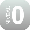 Plaque signalétique - Picto Niveau 0 - Plexiglas® - 120 x 120 mm