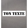 Pochoir Personnalisé Grand Format - PVC - 400 x 1400 mm