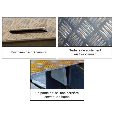 Pont de chargement à quai - Amovible - EN1398 - Aluminium