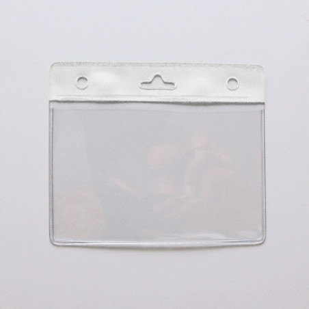 Lot de 100 portes badges souple bandeau - 5 couleurs