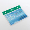 Lot de 100 portes badges souple bandeau - 5 couleurs