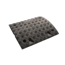 Ralentisseur - Module central 75 mm - 500 x 465 mm - Caoutchouc recyclé