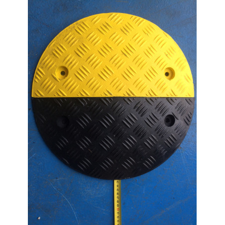 Ralentisseur 50mm - Module Extrémité 210x425 mm - jaune ou noir