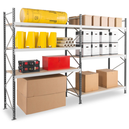 Rayonnage EPSIVOL robuste pour charges semi-lourdes - Lancement facile
