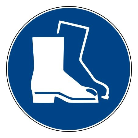 Rouleau Mini Pictogramme d'obligation "Chaussures de sécurité"