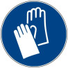 Étiquettes - Gants de protection obligatoires - M009 - Vinyle - Rouleau de 250