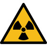 Étiquettes - Matières radioactives ou radiations - W003 - Vinyle autocollant - Rouleau de 250