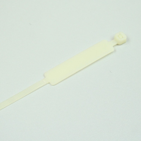 Liens de Serrage - Longue Platine d'Identification - Polyamide 6.6 - par 100