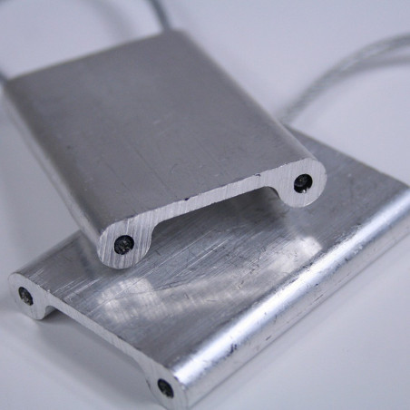 Scellés de Sécurité - Câble Acier Galvanisé - 230 mm - Acier Galvanisé - Par 25