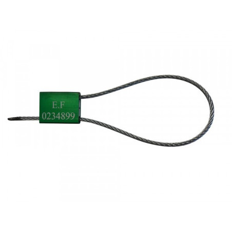 Scellés de Sécurité à Câble TECSEAL - ø3,5 mm - Aluminium - Par 25