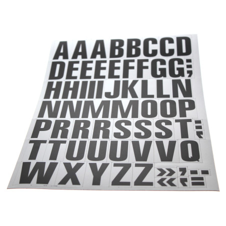 Set Lettres magnétiques A à Z - Matériau magnétique
