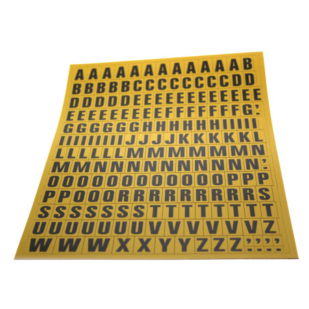 Set Lettres magnétiques A à Z - Matériau magnétique