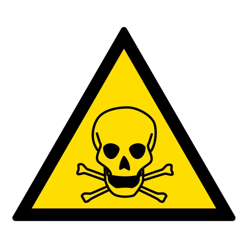 Signalétique de danger - Matières toxiques - W016 - ISO 7010