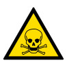 Signalétique de danger - Matières toxiques - W016 - ISO 7010