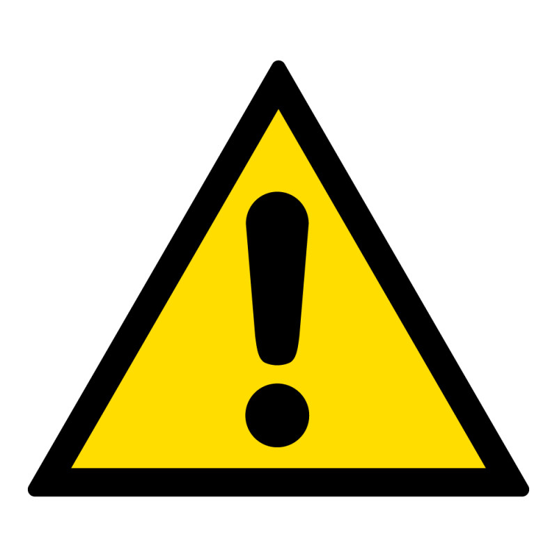 Signalétique de danger - Picto Danger Général - W001 - ISO 7010