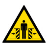 Signalétique de danger - Pictogramme Ecrasement - W019 - ISO 7010a5480516