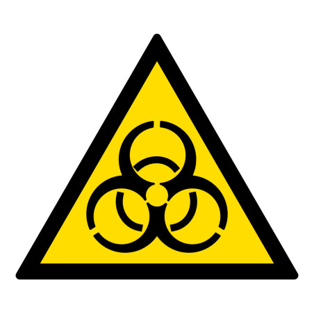 Signalétique de danger - Risque biologique - W009 - ISO 7010