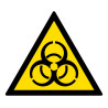 Signalétique de danger - Risque biologique - W009 - ISO 7010