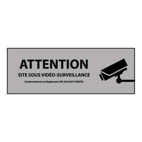 Signalétique de sécurité - Pictogramme Surveillance vidéo