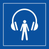 Panneau d'information - Audioguide - ISO 7001