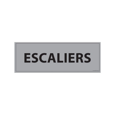 Signalétique d'information - Pictogramme Escaliers - 210 x 75 mm