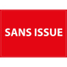 Panneau - Sans Issue - Blanc sur Rouge