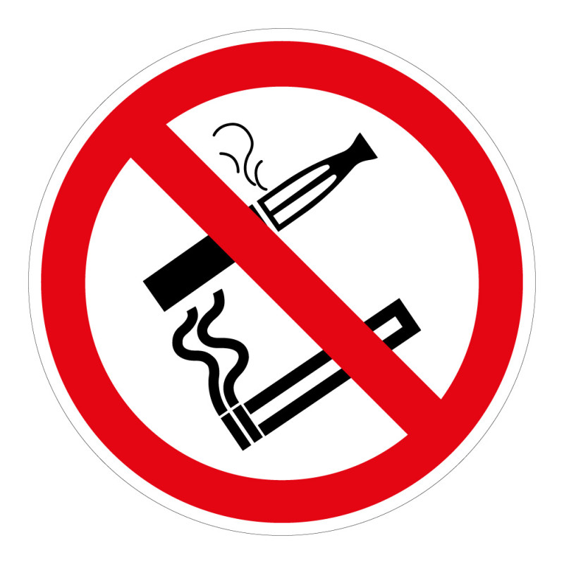 Signalétique d'interdiction - Interdiction de fumer et vapoter