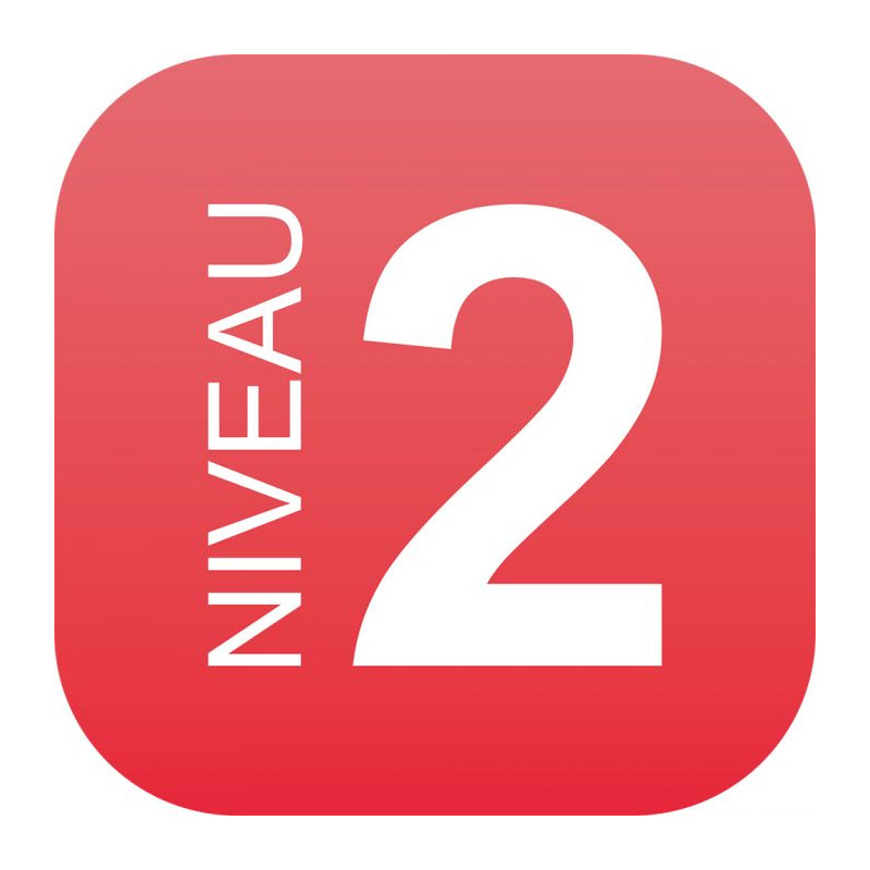 Signalétique d'orientation - Niveau 2 - 120 x 120 mm - PMMA