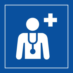Pictogramme d'information - Centre médical ou médecin - ISO 7001