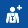 Pictogramme d'information - Centre médical ou médecin - ISO 7001