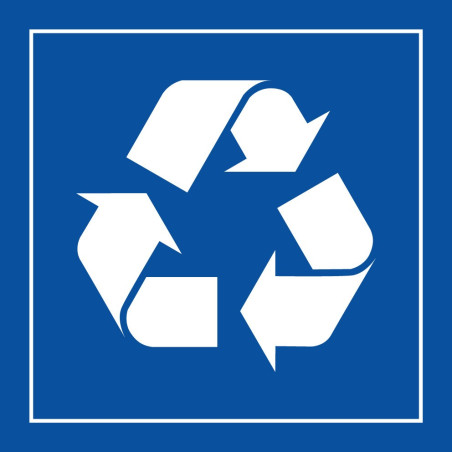 Pictogramme d'information - Poubelle ou container de recyclage - ISO 7001