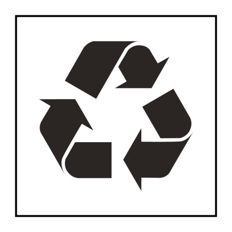Pictogramme d'information - Poubelle ou container de recyclage - ISO 7001