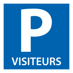 Signalisation de parking - Pictogramme Place de Parking Visiteurs