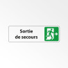 Panneau Signalétique - Sortie de secours à droite 