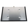 Support plaque ADR orange 400x300 galvanisé bord noir