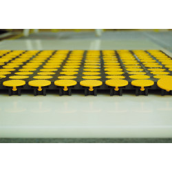 Tapis Antifatigue - SOLMAT Classé Feu - 500 x 500 mm - Mousse de Polyuréthane