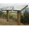 Pupitre table de lecture extérieur
