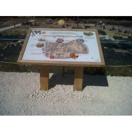 Pupitre table de lecture extérieur