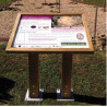 Pupitre table de lecture extérieur