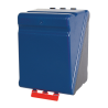 Boîte de rangement EPI neutre coloris bleu - ABS