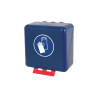 Boîte de rangement EPI pour Gants de protection - Bleue ou transparente - ABS