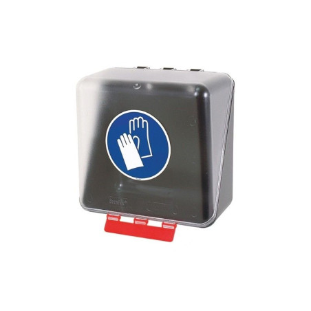 Boîte de rangement EPI pour Gants de protection - Bleue ou transparente - ABS