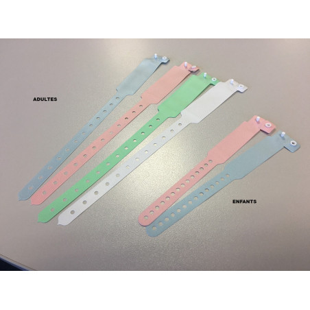 Bracelet d'identification Enfant avec plage d'écriture