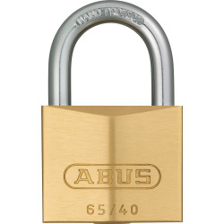 Cadenas de Sécurité - Laiton Massif Anse Acier Cémenté - 40 mm