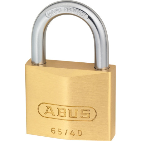 Cadenas de Sécurité - Laiton Massif Anse Acier Cémenté - 40 mm