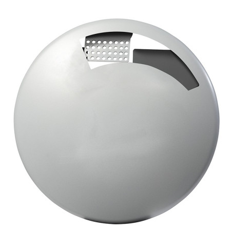 Cendrier mural Eco 0,5 L - Gris métal 3
