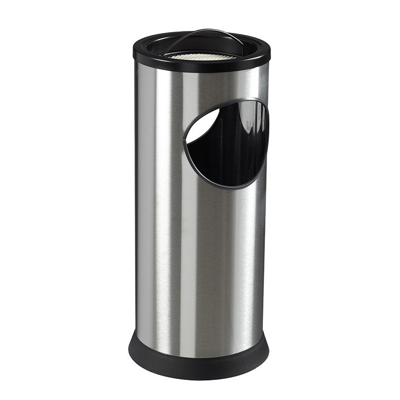 Cendrier/Poubelle Cendri - Inox brossé