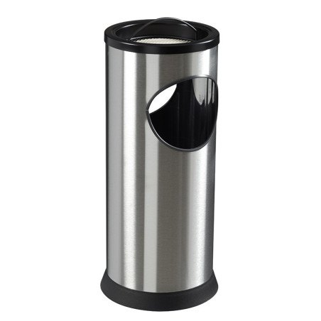 Cendrier/Poubelle Cendri - Inox brossé